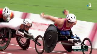 Jeux paralympiques  revivez la finale du 1500 m de Julien Casoli [upl. by Cherey]