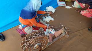 CharkhA  How cotton is converted to thread [upl. by Zebapda298]