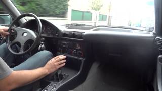 BMW 525 i E 34 Driving [upl. by Amitaf]