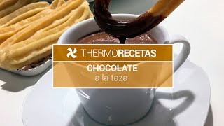 Chocolate a la taza Thermomix [upl. by Etnad]