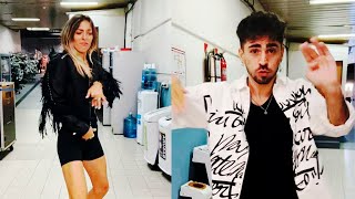 Naty Franzoni y su hermano entraron en calor antes de jugar en 100 argentinos dicen Shorts [upl. by Ahselat]