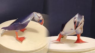 How to Make a Puffin Bird Craft Using Cardboard  DIY Tutorial [upl. by Christiano935]