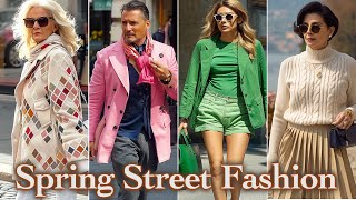 🇮🇹 Milan Street Fashion Spring Fashion Trends How people dress in April 2024 Italian Fashion VLOG [upl. by Sallie167]