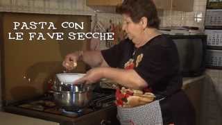 CUCINA ANTICA SICILIANA Puntata 0  Pasta con le fave secche [upl. by Florin]