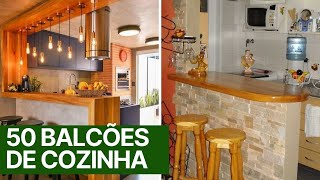 50 IDÉIAS E MODELOS DE BANCADAS DE COZINHA AMERICANA PARA SUA INSPIRAÇÃO [upl. by Elauqsap838]