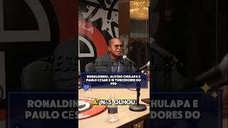 Ronaldinho Aloísio e Paulo César x torcedores do PSG shorts ronaldinho futebol cortespodcast [upl. by Aiclef]