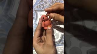 ক্লে দিয়ে পুতুল বানানো।How to make beautiful Doll with super claycraft viralvideo youtubeshorts [upl. by Penrod66]