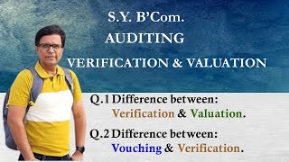 Difference between Verification and Valuation  Difference between Vouching and Verification Audit [upl. by Fitting]