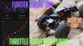 Furitek Lizard ProMofo SMP Motor App Settings for Smooth Slow Crawl [upl. by Anatniuq]