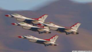 Aviation Nation 2011  USAF Thunderbirds Complete Demonstration [upl. by Eizzil641]