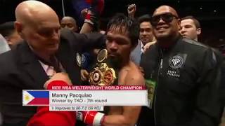 Manny Pacquiao Vs Lucas Matthysse Highlights [upl. by Goggin]