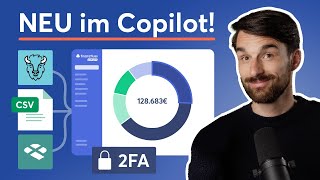 NEU im Finanzfluss Copilot 2FA Import für Bison Parqet CSV  PDFs amp viele weitere Features [upl. by Sapowith755]