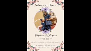 Homegoing Service for Tryphena Carr amp Ariyana Lawton [upl. by Nalad990]