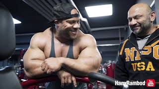 Hany and Phil Heath crush a FST7 shoulder Workout [upl. by Ydniahs245]