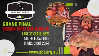 2024 13Fishing BASS Pro Series  GRAND FINAL Lake St Clair Session Three [upl. by Eidnak]