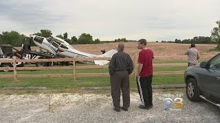 Airplane Makes Emergency Landing In West Chester [upl. by Ordisy]