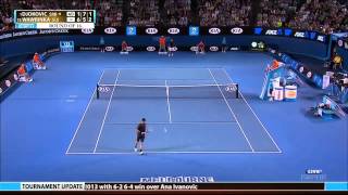 Wawrinka Vs Djokovic Aus Open 2013 1920 x 1080 mp4 Highlights [upl. by Muraida]