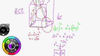 bcc relation between a and rmpg [upl. by Ines]