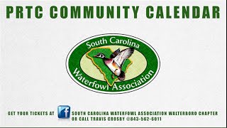 PRTC COMMUNITY CALENDAR  2024 SC WATERFOWL BANQUET [upl. by Llennoc10]