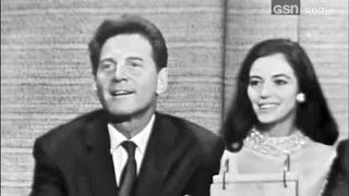 Whats My Line  Jean Pierre Aumont amp Marisa Pavan PANEL Joey Bishop HG Brown Jul 24 1966 [upl. by Gathard]