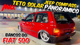 O CARRO MAIS COMPLETO DA FIAT UNO REBAIXADO ARO 18 TETO PANORÂMICO [upl. by Liscomb194]