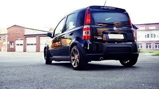 Fiat Panda 100HP exhaust rally sound Magneti Marelli pipe [upl. by Trinatte]