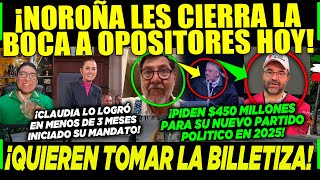 SÁBADAZO NOROÑA TUNDE ESTA NOCHE AL PRIAN ¡ANDAN LLORANDO DINERO DEL PUEBLO ¡CLAUDIA NO SE LOS DA [upl. by Ardnekahs]