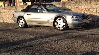 Mercedes Benz SL600 V12 drive and review R129 [upl. by Thunell]