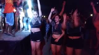 Drone Full Moon Party in Gili Trawangan Island 31March 2018 [upl. by Tarsus737]