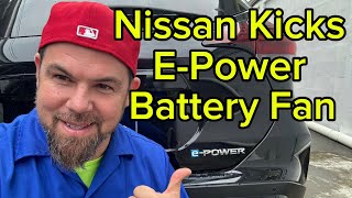 Nissan Kicks ePOWER Battery Fan Cleaning [upl. by Madison]