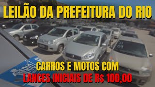 LEILÃO SEOP 1124  RIO DE JANEIRO em 29082024 CARROS e MOTOS com lances iniciais de R 10000 [upl. by Ittap]