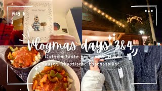 Chaotische Essenspläne neue Hose kaufen amp 20€ Datteln taste testen 👀🌟  Vlogmas days 3amp4 🫶🏻 [upl. by Viviene408]