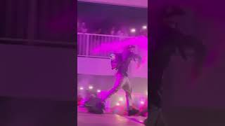 Rajah Wild falls over speaker on stage in The Bahamas at a Concert [upl. by Urba]