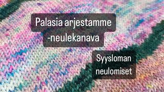 Palasia arjestamme 4624  Syysloman neulomiset [upl. by Rexer]