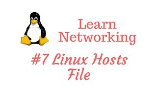 Linux Hosts File Explained 714 [upl. by Palecek]