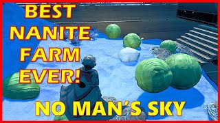 How To Make The Best Nanites Farm Ever 2023  No Mans Sky Singularity Update [upl. by Alikahs345]