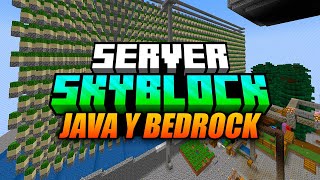 ESTE ES EL MEJOR SERVER DE SKYBLOCK QUE EXISTE MINECRAFT 2024 [upl. by Bunde918]