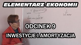 ELEMENTARZ EKONOMII  odc9 Inwestycje i amortyzacja [upl. by Kared]