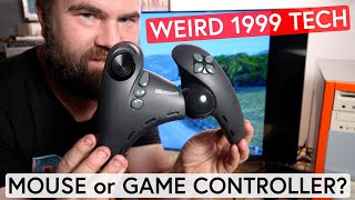 Microsoft Made Weird Game Controllers in the 90s Microsoft Sidewinder Dual Strike [upl. by Renferd]