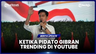 MENGEJUTKAN PIDATO WAPRES GIBRAN RAKABUMING TRENDING DI YOUTUBE INDONESIA [upl. by Rossen]