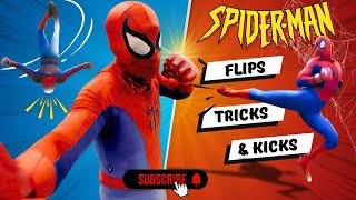 THE AMAZING SPIDERMAN  Flips Tricks amp Kicks [upl. by Odo409]