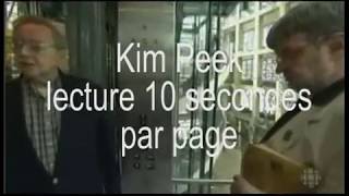 Kim Peek lecture 10 secondes par page [upl. by Ayortal269]