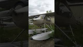 1985 WILGA PZL104 N339UG seaplane floatplane STOL airplane airport alaska 2024 aviation [upl. by Donegan]