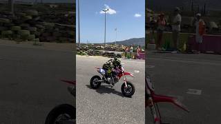 Pit bike 190cc RXF supermotard en circuito de Malaga 🔥🇪🇸 motosapollo 190cc minimoto circuito [upl. by Audrey421]