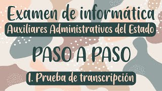 I 2º Examen oposición Auxiliares Administrativos Estado IL informática resuelto PASO A PASO [upl. by Norreg]