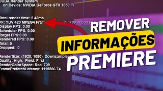 Como remover informações do arquivos do preview do PremiereATUALIZAÇÃAO 2025 [upl. by Kyred]
