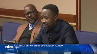 Zambian MPs on study exchange in Namibia nbc [upl. by Megan320]