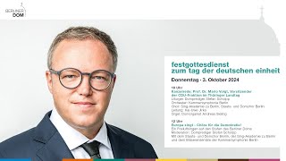 Gottesdienst zum Tag der Deutschen Einheit am Donnerstag 3 Oktober 2024 10 Uhr [upl. by Nnaharas]