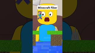 Noob trying to play Minecraft filter jumping  Roblox Animation [upl. by Salangi115]