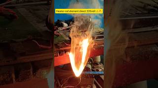 Element wire melt amp burn electrical electricalwork electricalengineering [upl. by Giannini47]